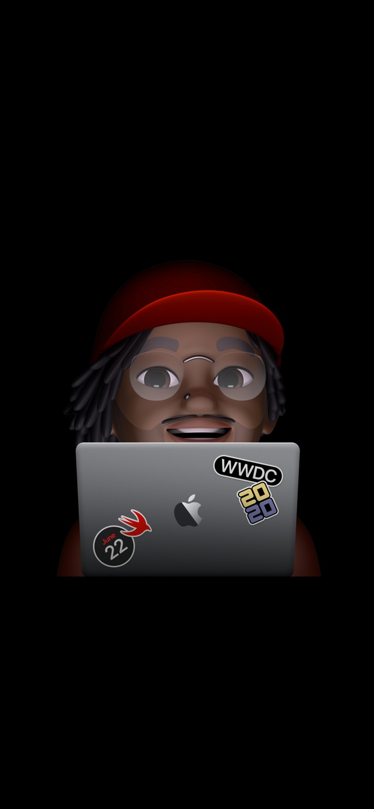 Обои apple, амолед, iPhone, WWDC 2020, яблоко в разрешении 1242x2688