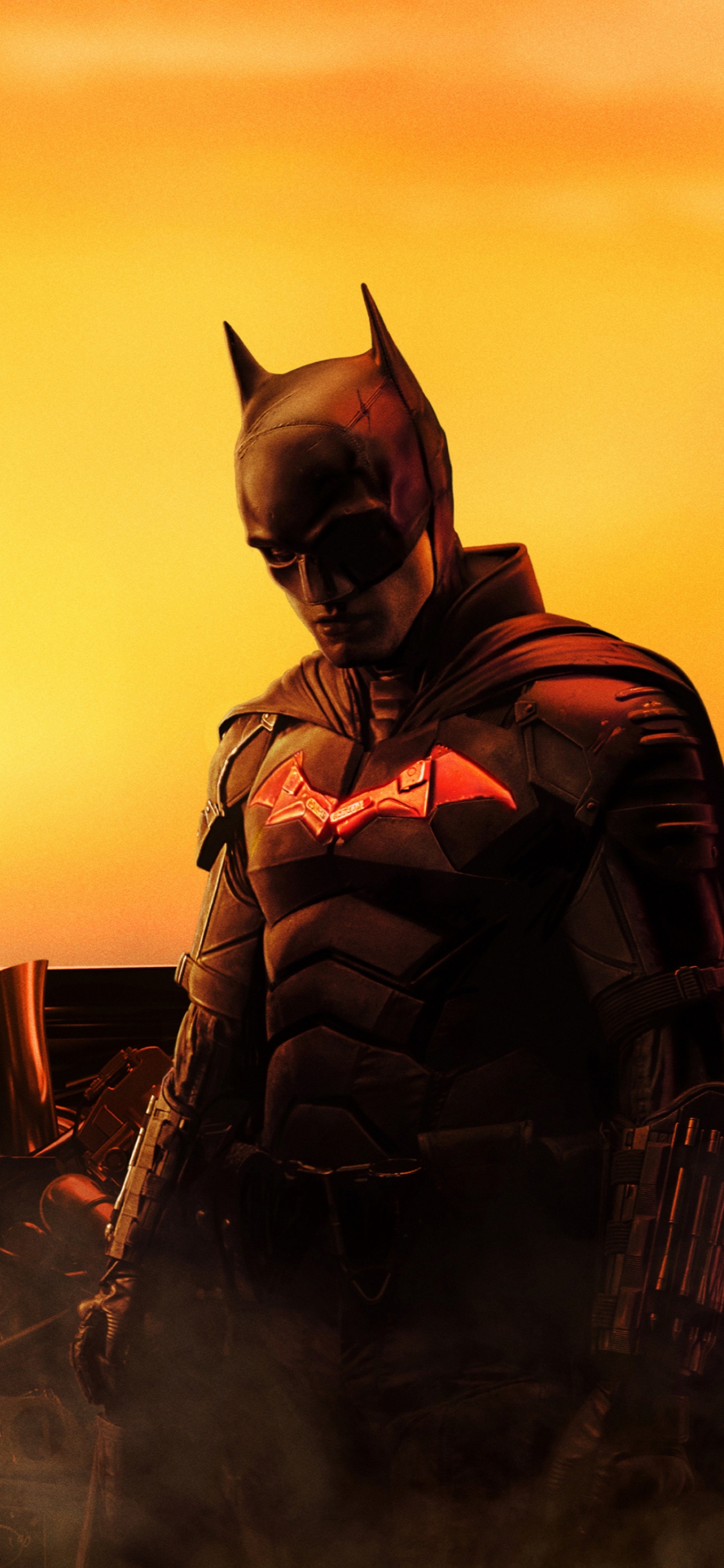 Обои денщик, Бэтмен, женщина кошка, Зои Кравиц, комиксы dc в разрешении 1125x2436