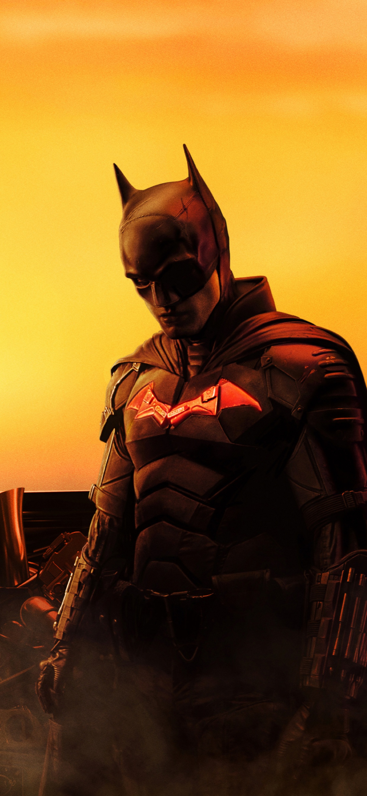 Обои денщик, Бэтмен, женщина кошка, Зои Кравиц, комиксы dc в разрешении 1242x2688