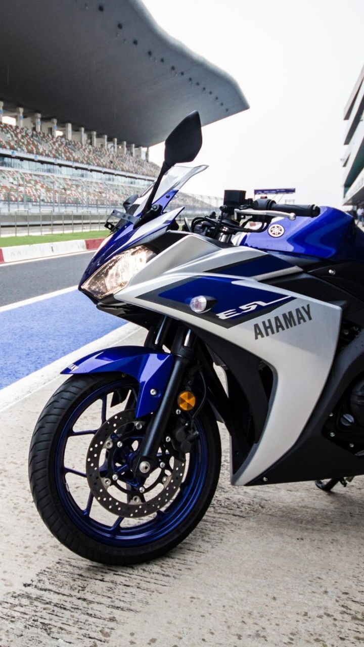Обои Ямаха YZF-Р3, Ямаха мотор Компани, мотоцикл, авто, Обтекатель мотоцикла в разрешении 720x1280