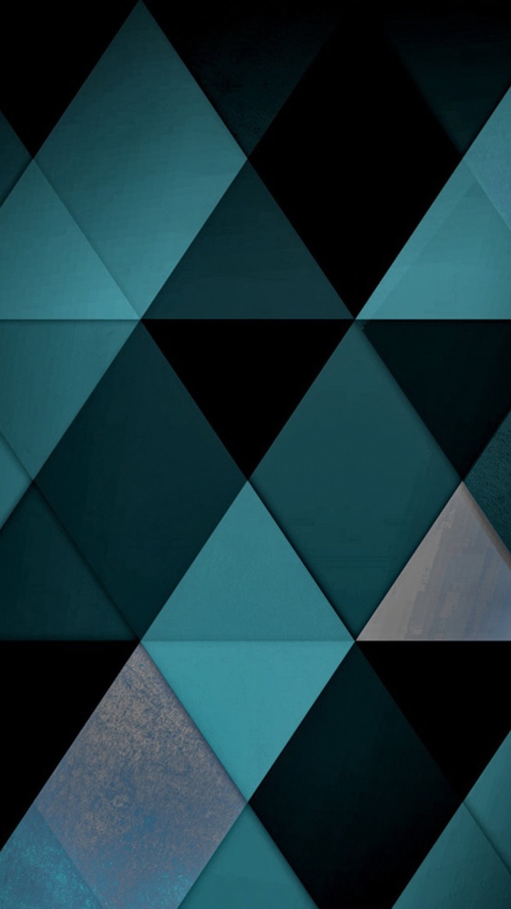 Обои треугольник, синий, узор, лазурный, линия в разрешении 720x1280