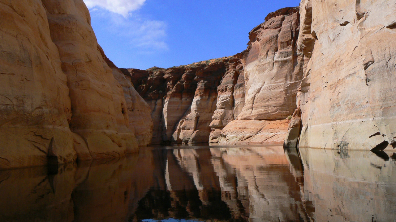 Обои каньон, национальный парк, Вади, обрыв, теснина в разрешении 1280x720