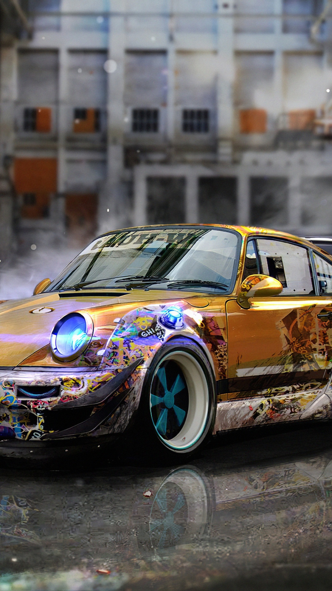 Обои khyzyl Салим Порше, Порше, спорткар, Ралли регулярность, кузов купе в разрешении 1080x1920