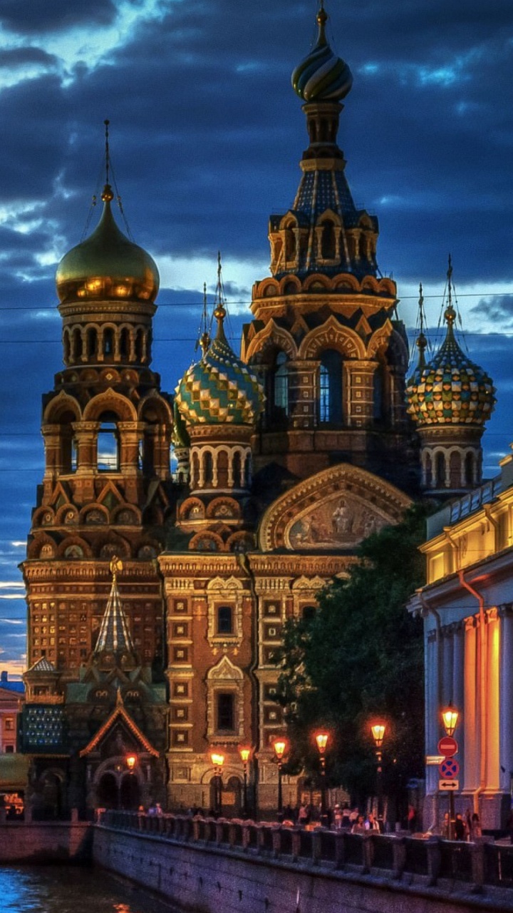 Обои Церковь Спаса на Крови, собор, ориентир, город, городок в разрешении 720x1280