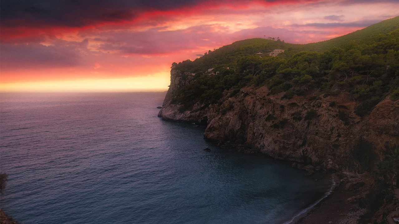 Обои облако, вода, атмосфера, природа, природный ландшафт в разрешении 1280x720