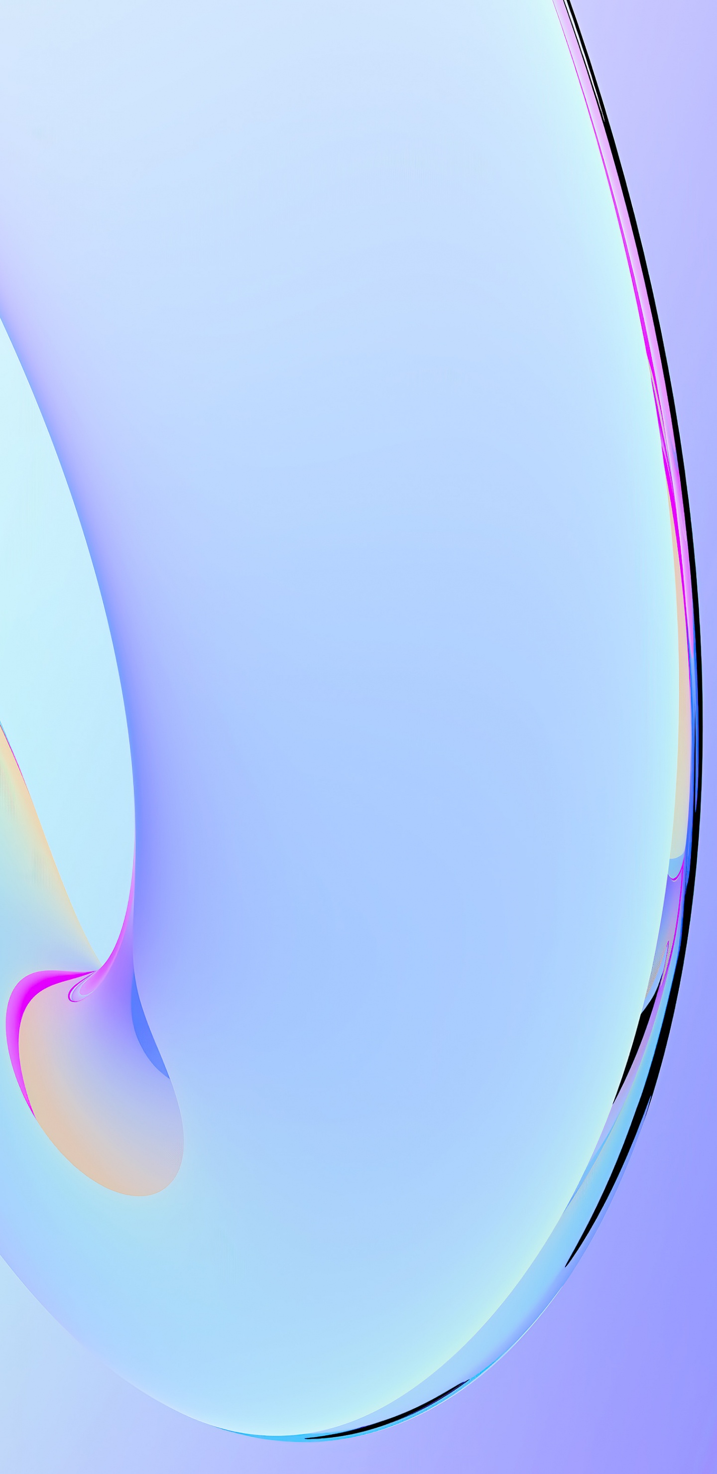 Обои лазурный, воздушный шарик, материальное свойство, лепесток, круг в разрешении 1440x2960