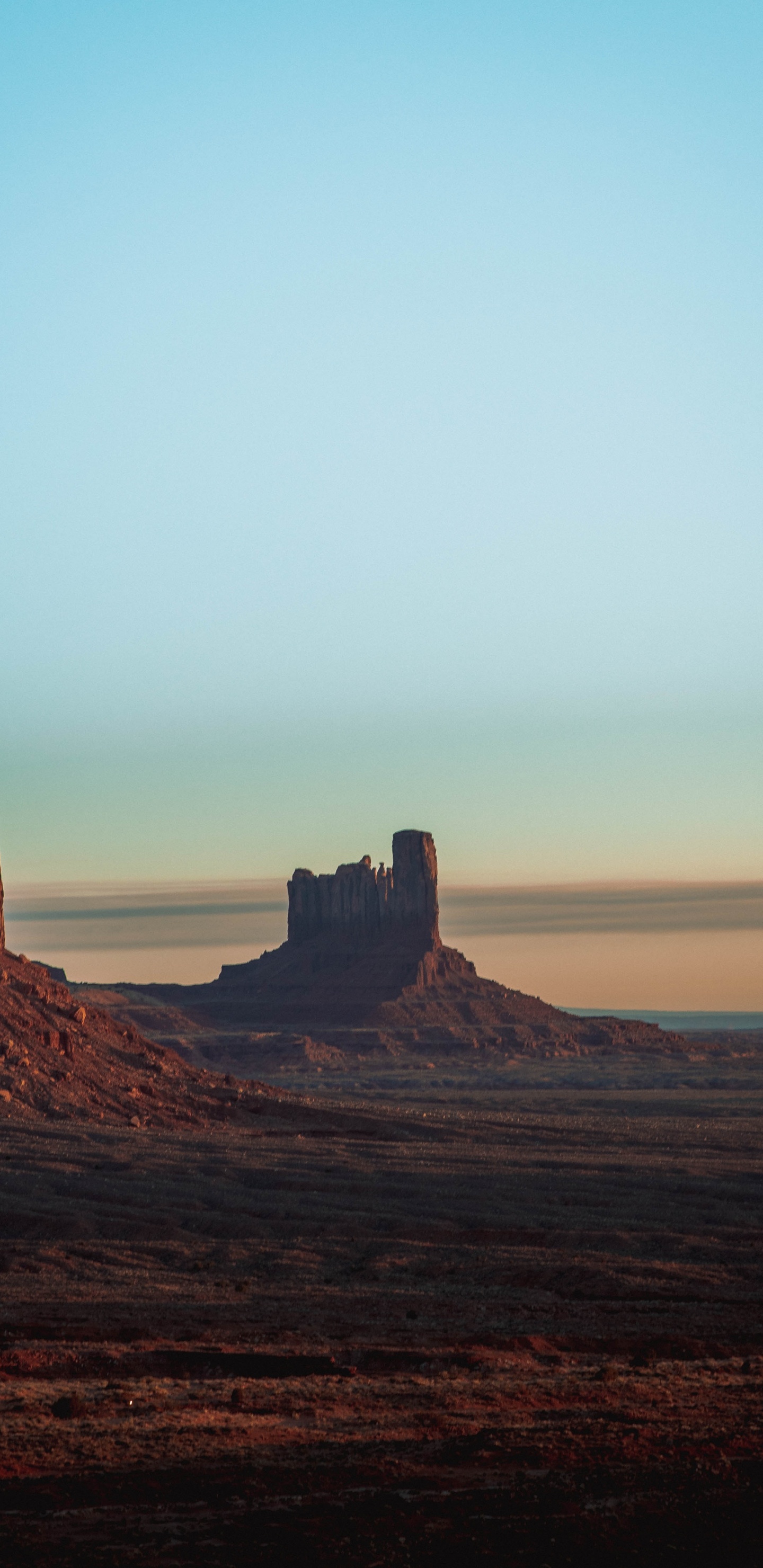 Обои пейзаж, Ольято-Памятник Долина, бьютт, десерт, утро в разрешении 1440x2960
