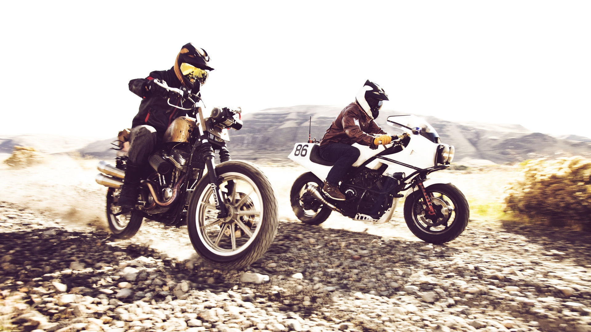 Обои мотоцикл, гоночный, гонки на мотоциклах, мотоспорт, автоспорт в разрешении 1920x1080