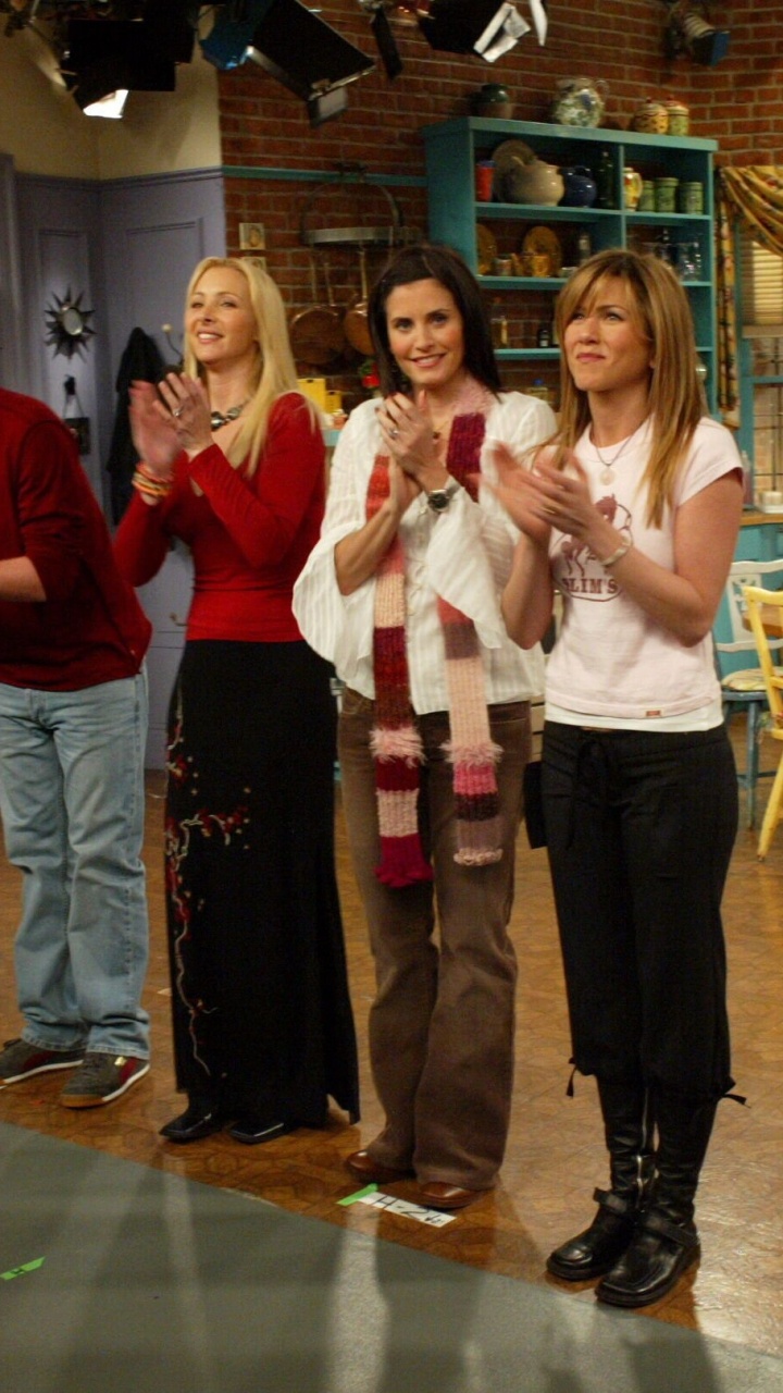 Обои Моника Геллер, Джоуи Триббиани, Друзья - Сезон 10, телевизионная комедия, друг в разрешении 720x1280