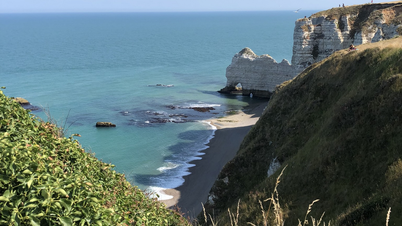 Обои побережье, пейзажи гор, море, мыс, водоем в разрешении 1280x720