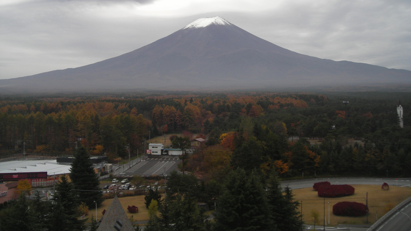 Обои стратовулкан, пейзажи гор, нагорье, горный хребет, вулкан в разрешении 1366x768