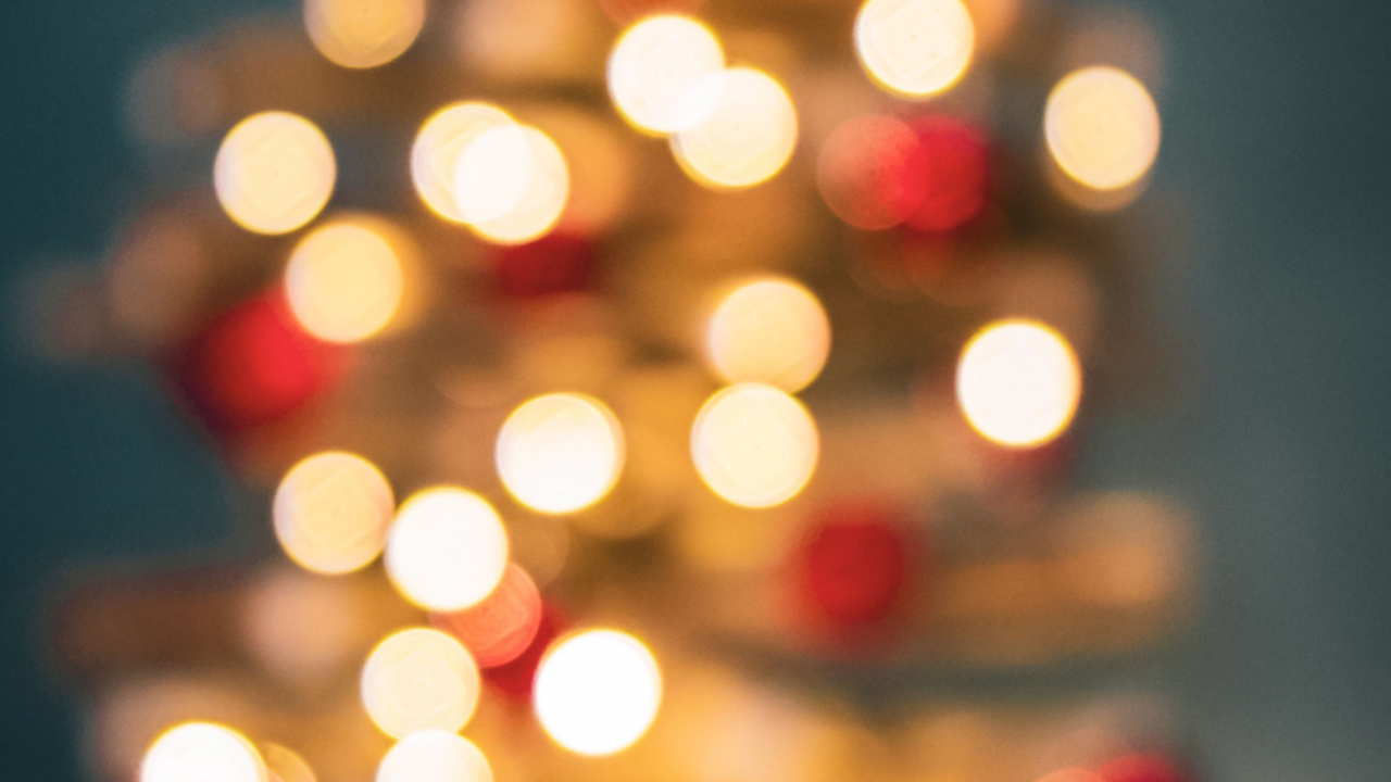 Обои Новый год, Рождество, елка, Рождественский день, Рождественские огни в разрешении 1280x720