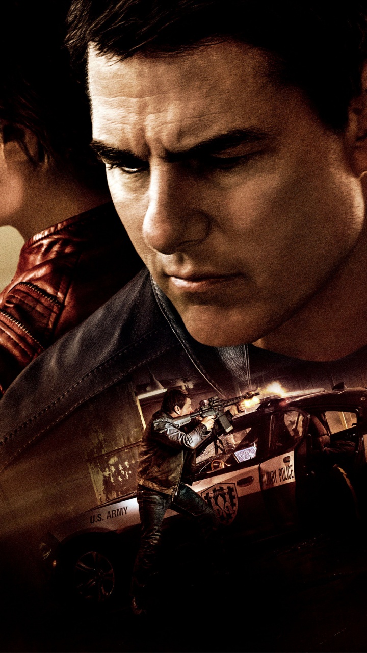 Обои Джек Ричер Никогда Не Возвращайся, Том Круз, Джек Ричер, триллер, боевик в разрешении 720x1280