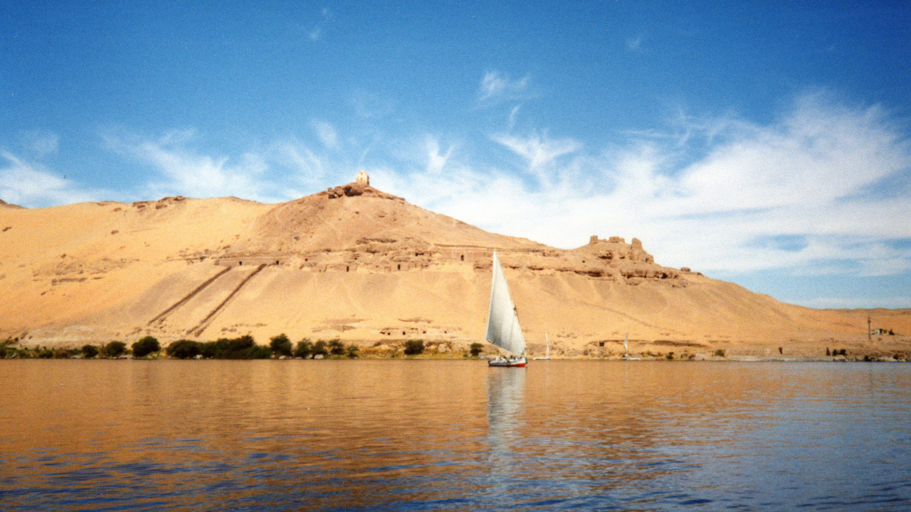 Обои Луксор, Нил, реки, озеро, экорегион в разрешении 1280x720