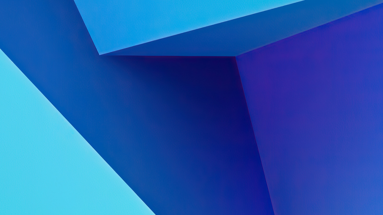 Обои свет, треугольник, синий, лазурный, прямоугольник в разрешении 1280x720