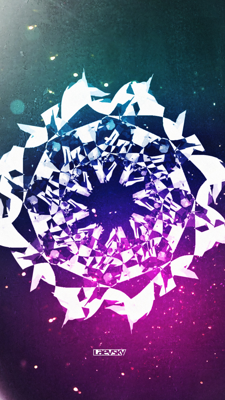 Обои идея, электро, симметрия, графический дизайн, пространство в разрешении 750x1334