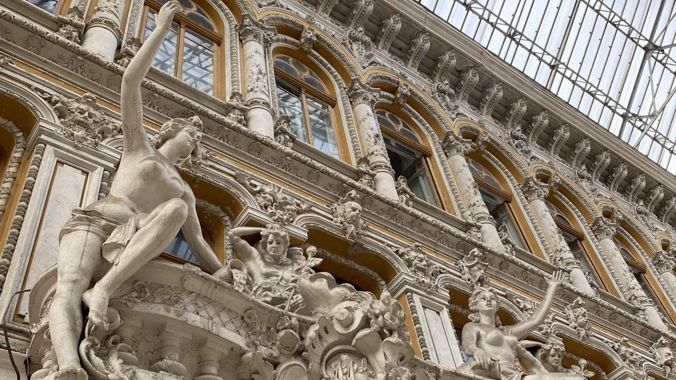 Обои ориентир, резьба по камню, статуя, достопримечательность, природа в разрешении 1366x768