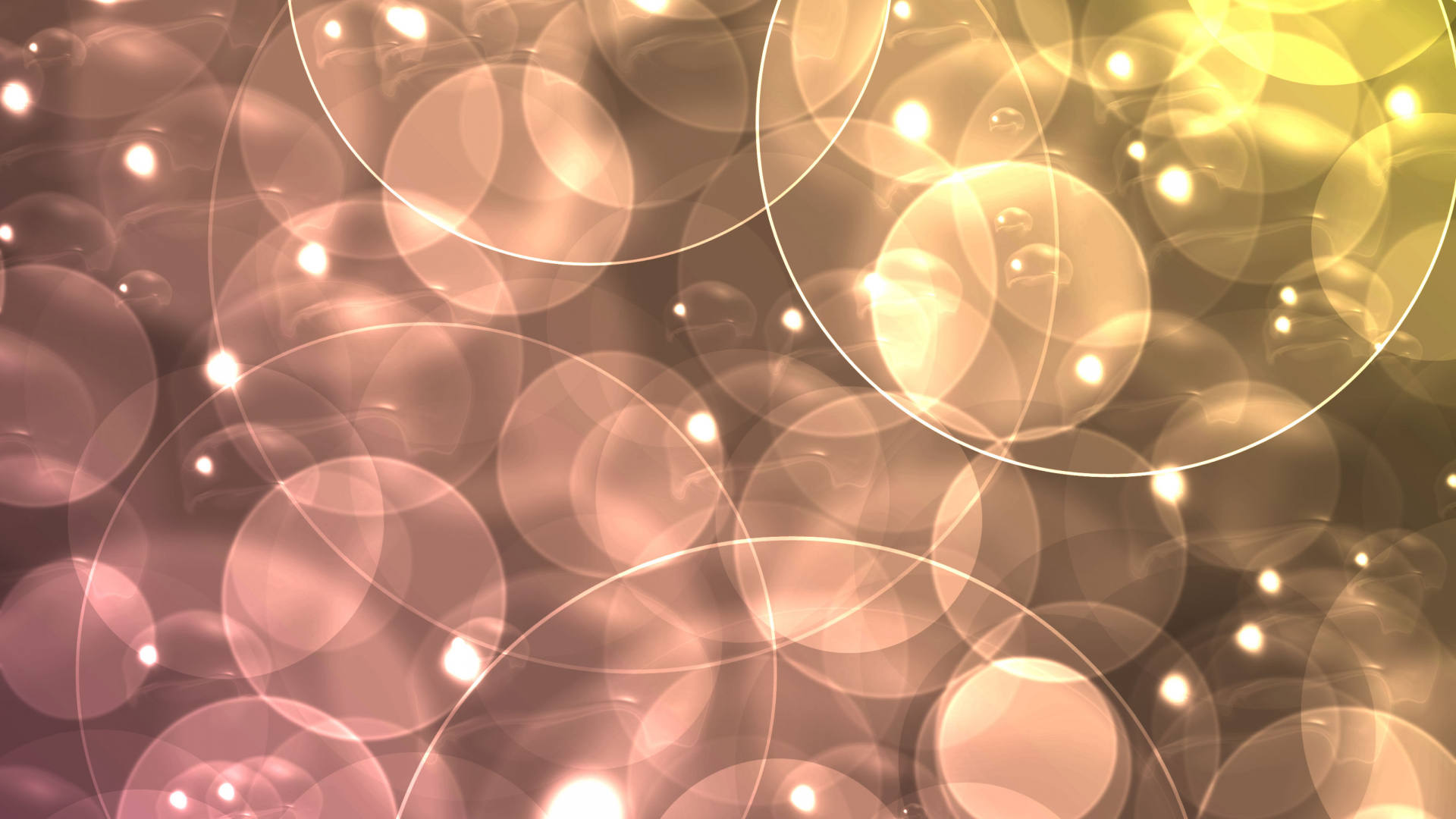 Обои свет, узор, круг, дизайн, желтый в разрешении 1920x1080