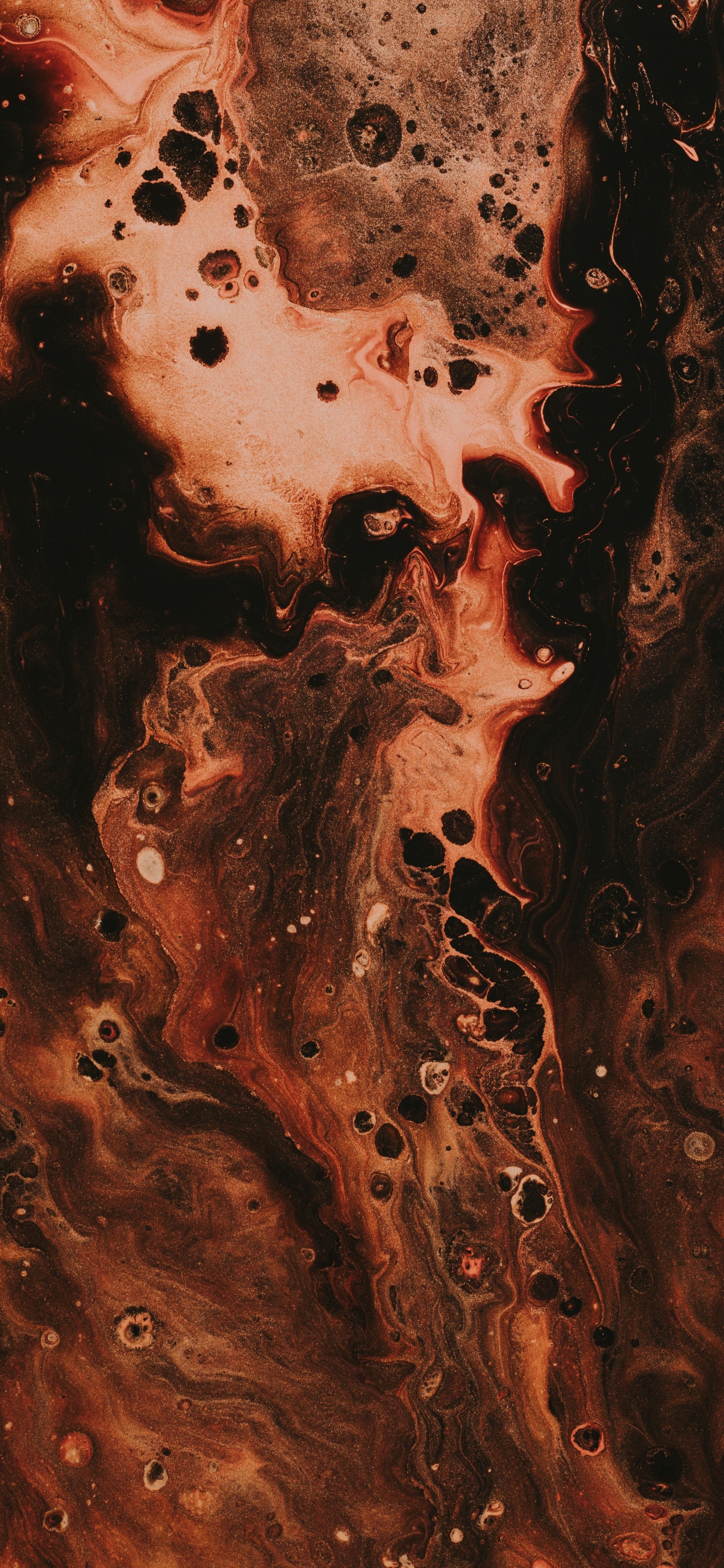 Обои коричневый цвет, вода, дерево, арт, космос в разрешении 1242x2688