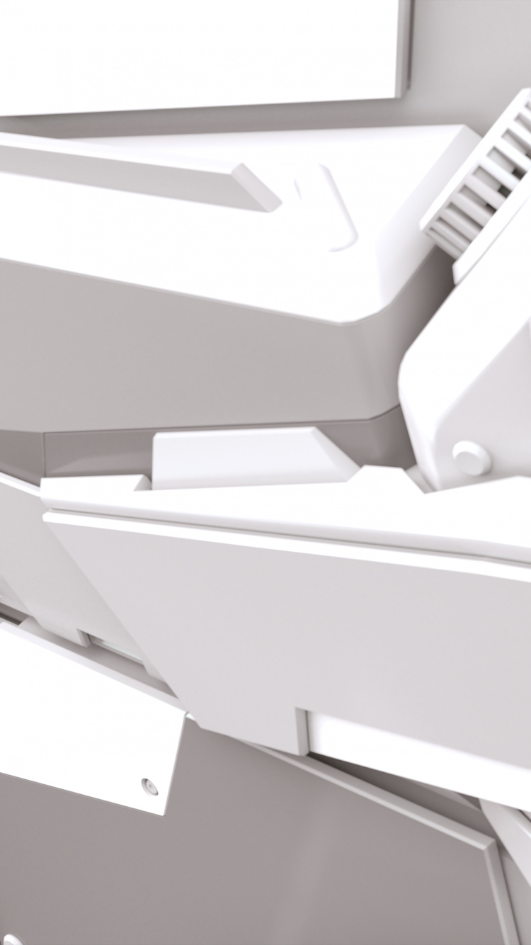 Обои Razer Phone, Razer, угол, смартфон, белые в разрешении 750x1334