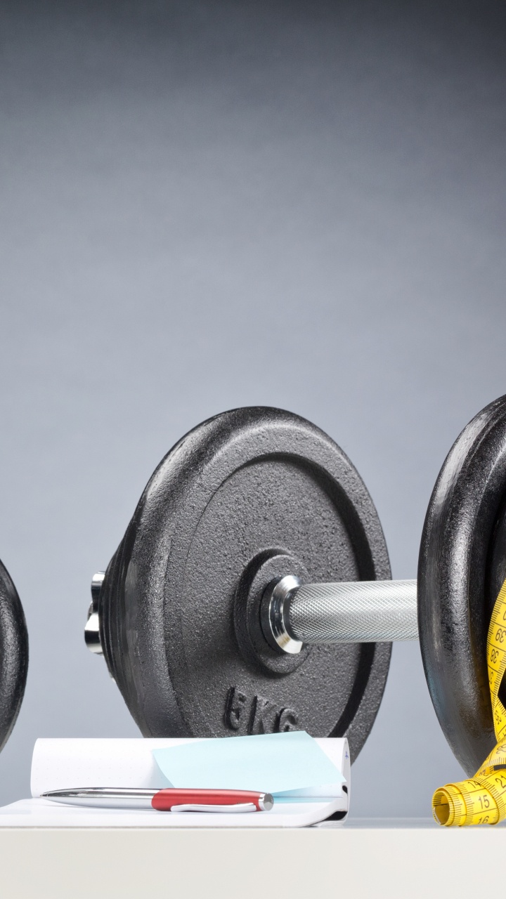 Обои гантель, фитнесс центр, упражнение, физическая подготовка, спортивное оборудование в разрешении 720x1280