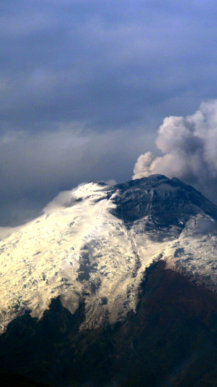 Обои Котопахи, вулкан, стратовулкан, гора, щитовой вулкан в разрешении 720x1280