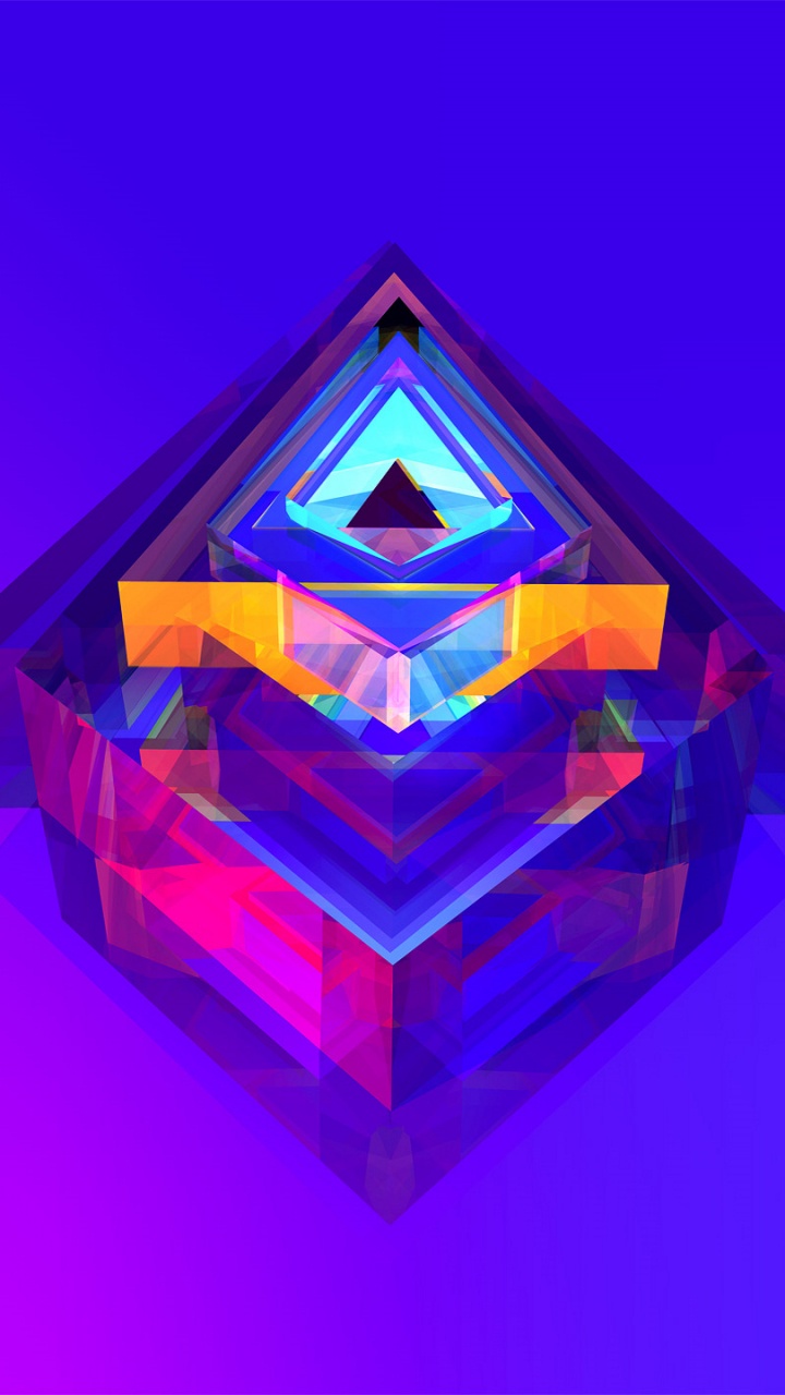 Обои Джастин маллер, арт, пурпур, Фиолетовый, синий в разрешении 720x1280