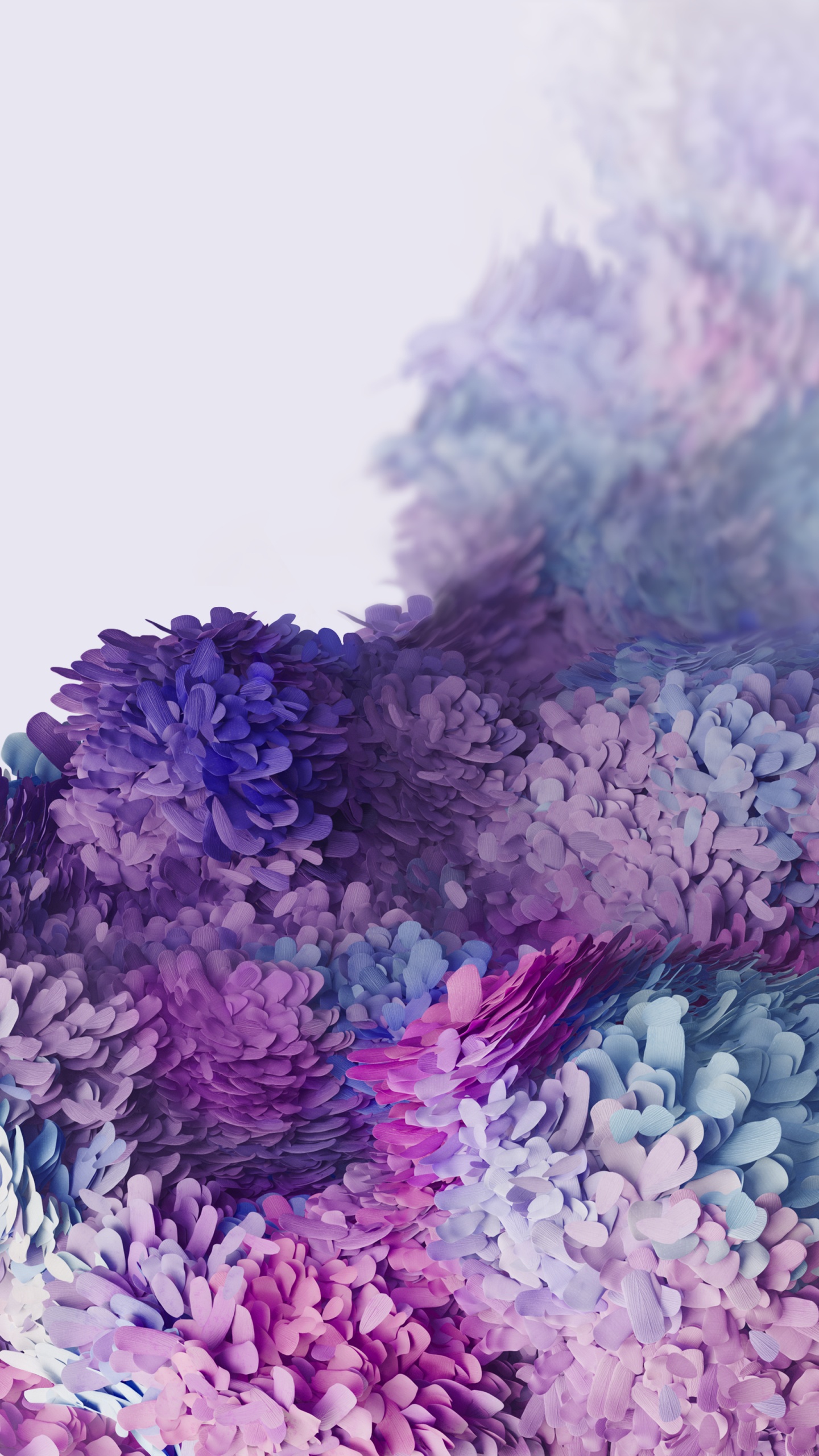 Обои Samsung Galaxy, Samsung, Samsung Galaxy S20, андроид, пурпур в разрешении 1440x2560