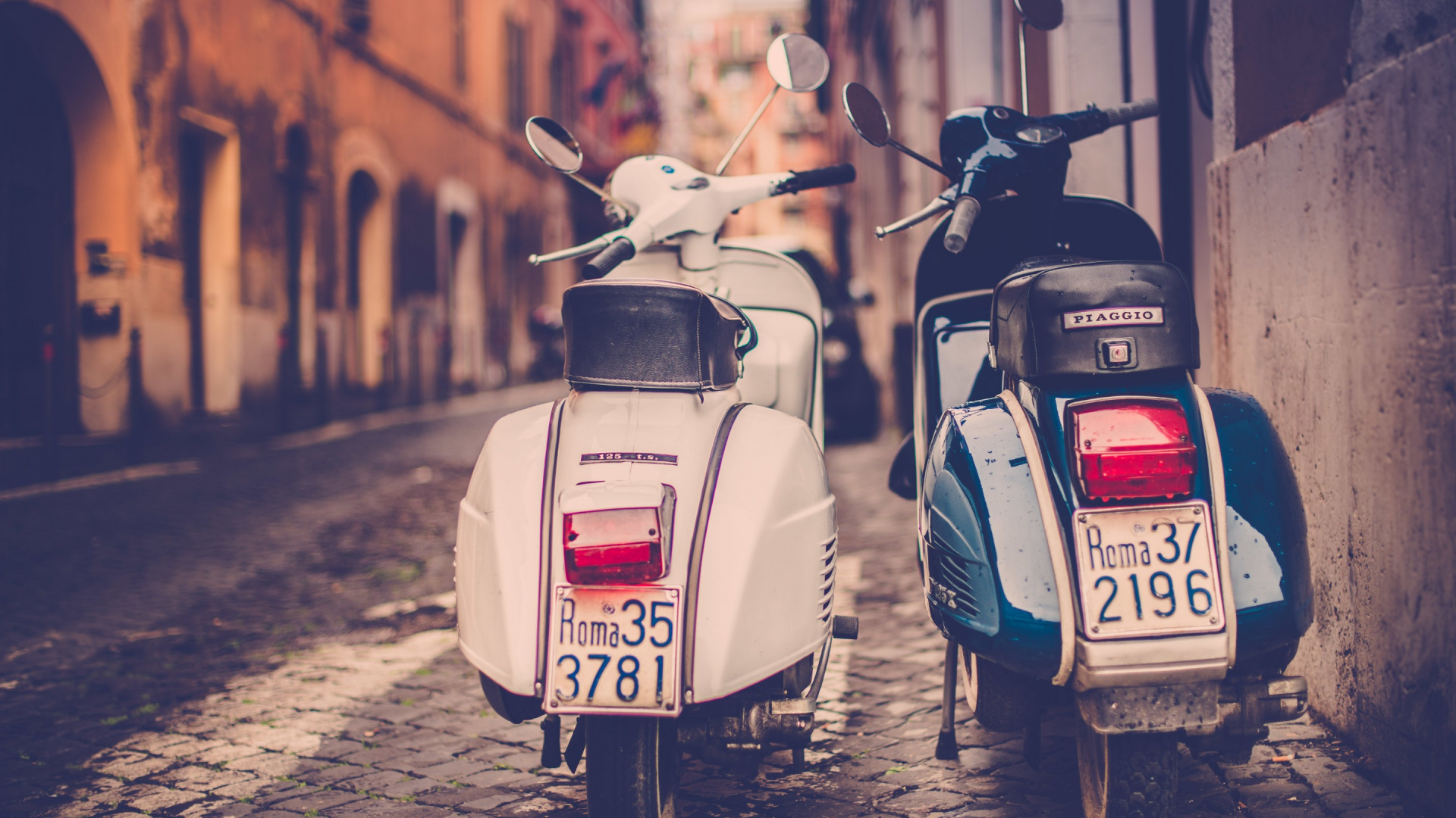 Обои Пьяджо, Веспа, Сайту Lambretta, Скутер, мотоцикл в разрешении 1920x1080