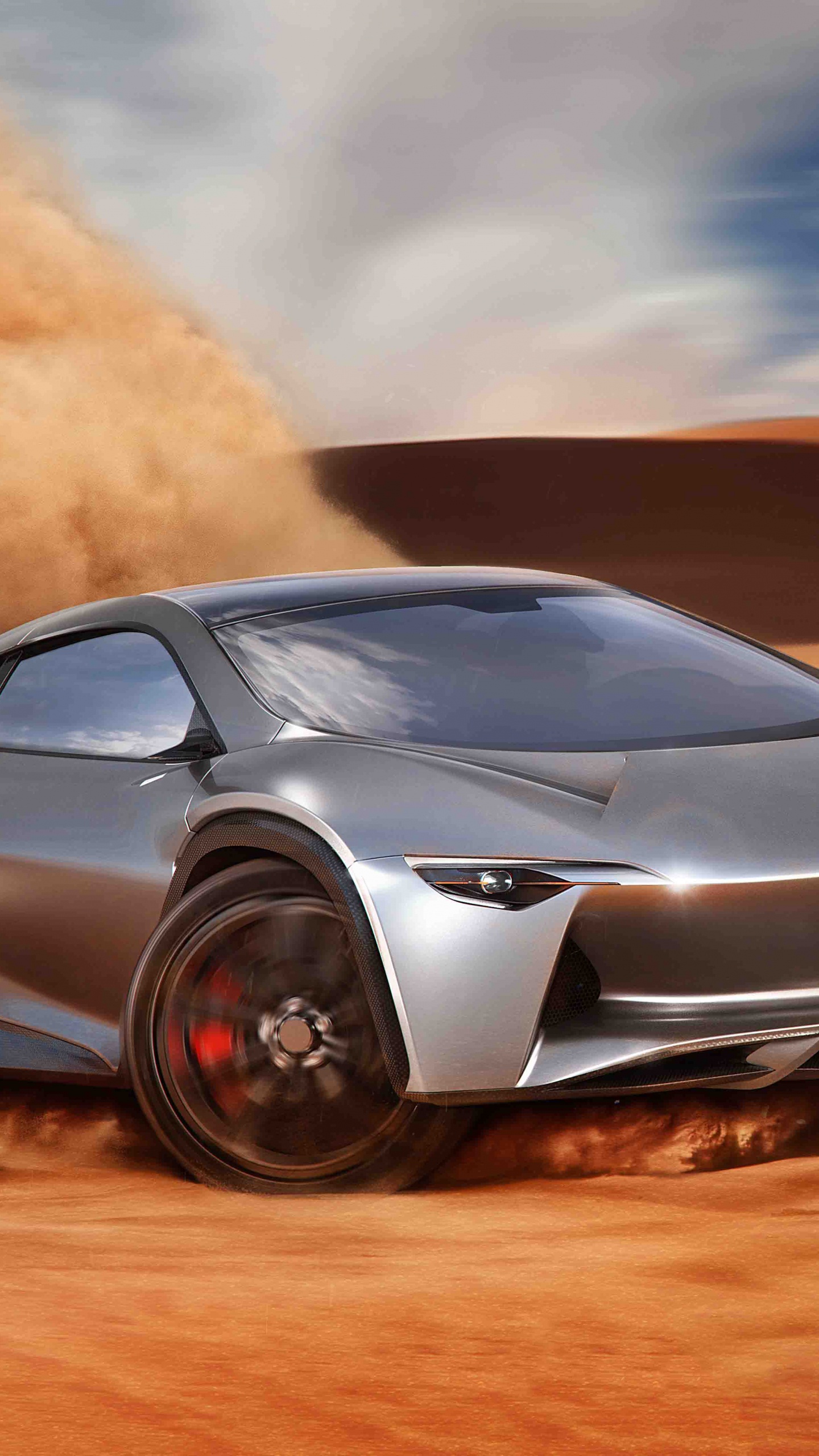 Обои спорткар, авто, суперкар, Ламборджини, пейзаж в разрешении 1440x2560