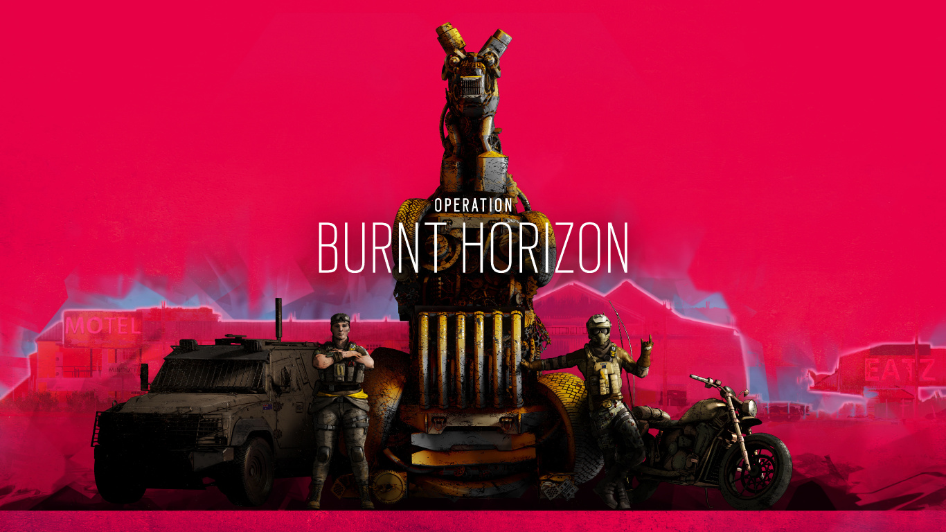 Обои tom clancys rainbow six, ubisoft, красный цвет, игры, анимация в разрешении 1366x768