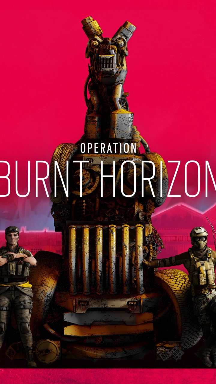 Обои tom clancys rainbow six, ubisoft, красный цвет, игры, анимация в разрешении 720x1280