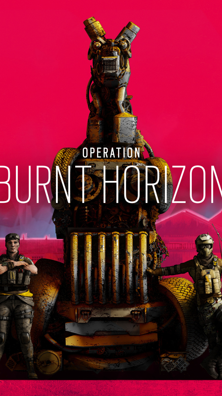 Обои tom clancys rainbow six, ubisoft, красный цвет, игры, анимация в разрешении 750x1334