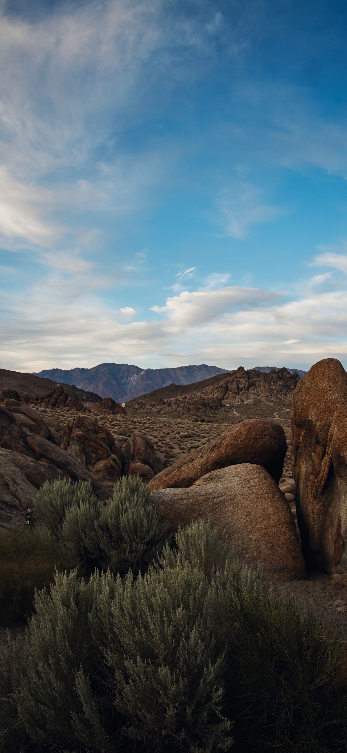 Обои экорегион, природа, небо, рок, национальный парк в разрешении 1125x2436