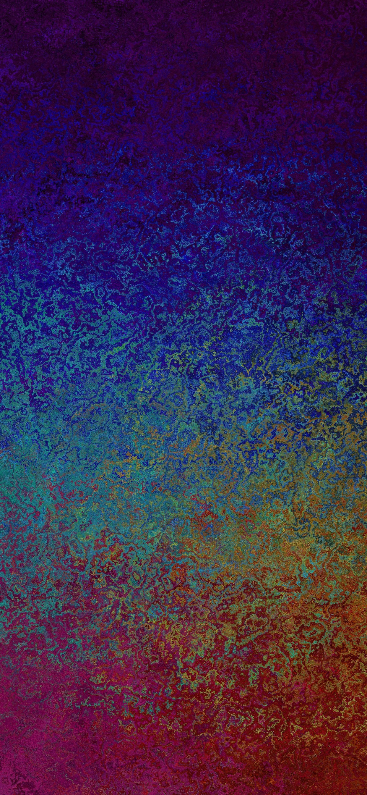 Обои абстрактное искусство, синий, красочность, желтый, пурпур в разрешении 1242x2688