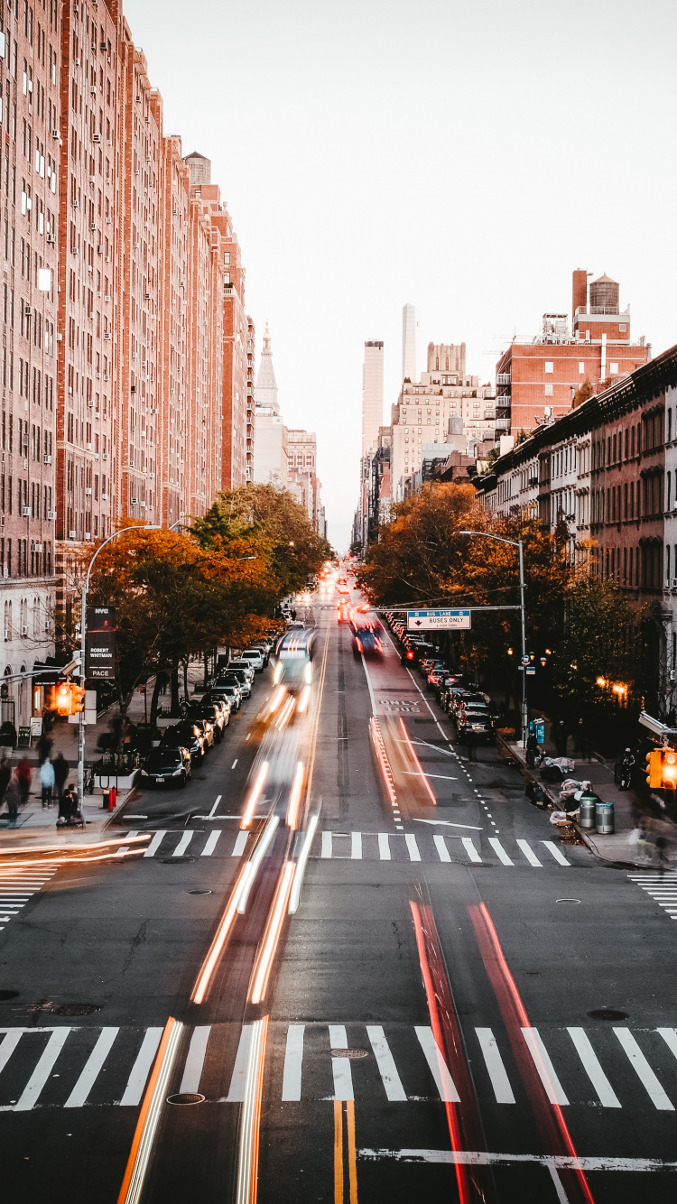 Обои городской район, город, населенный пункт, улица, ориентир в разрешении 750x1334