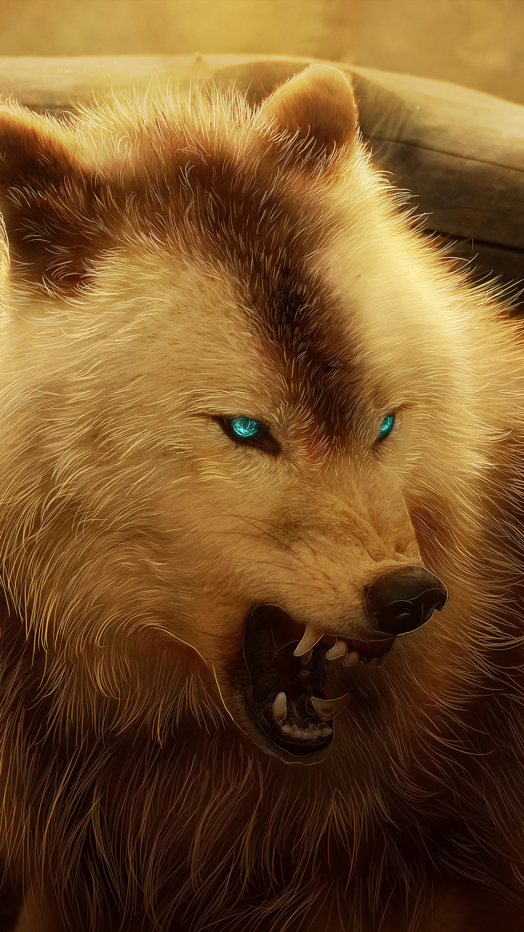 Обои переводная картинка, волк, легковые автомобили, датский дог, собака породы в разрешении 1080x1920