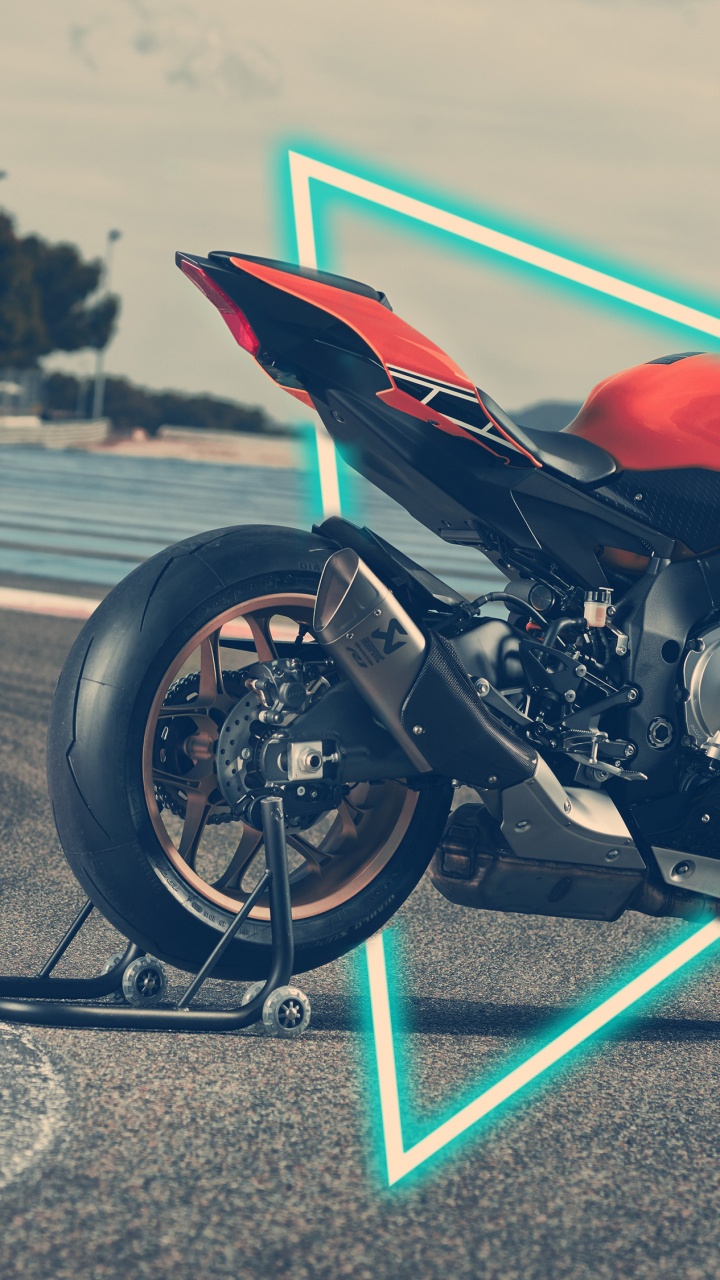 Обои колесо, Ямаха Р6 Эдисьон лимитада лимитада 2016, Ямаха мотор Компани, мотоцикл, авто в разрешении 720x1280