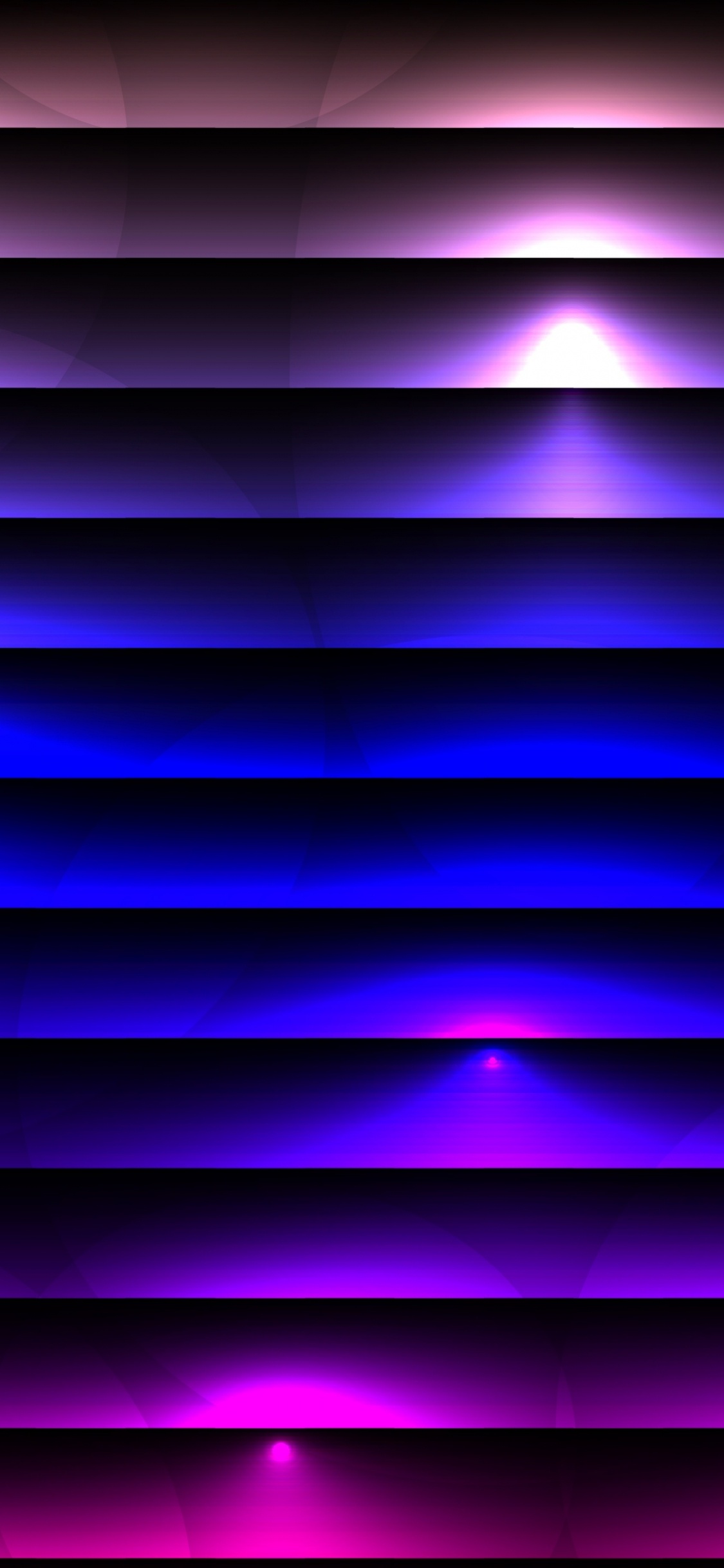 Обои абстракция, пурпур, свет, Фиолетовый, освещение в разрешении 1125x2436