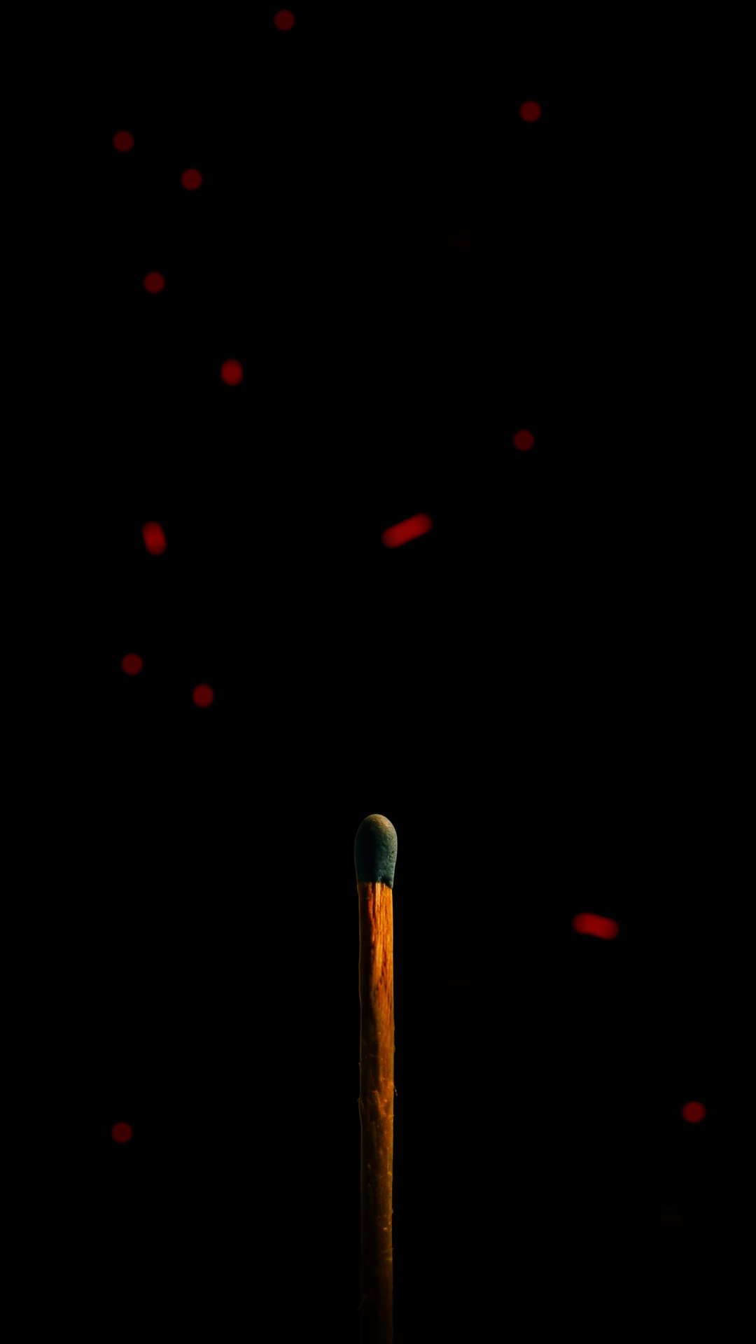 Обои темнота, газ, полночь, космос, пурпурный цвет в разрешении 1080x1920