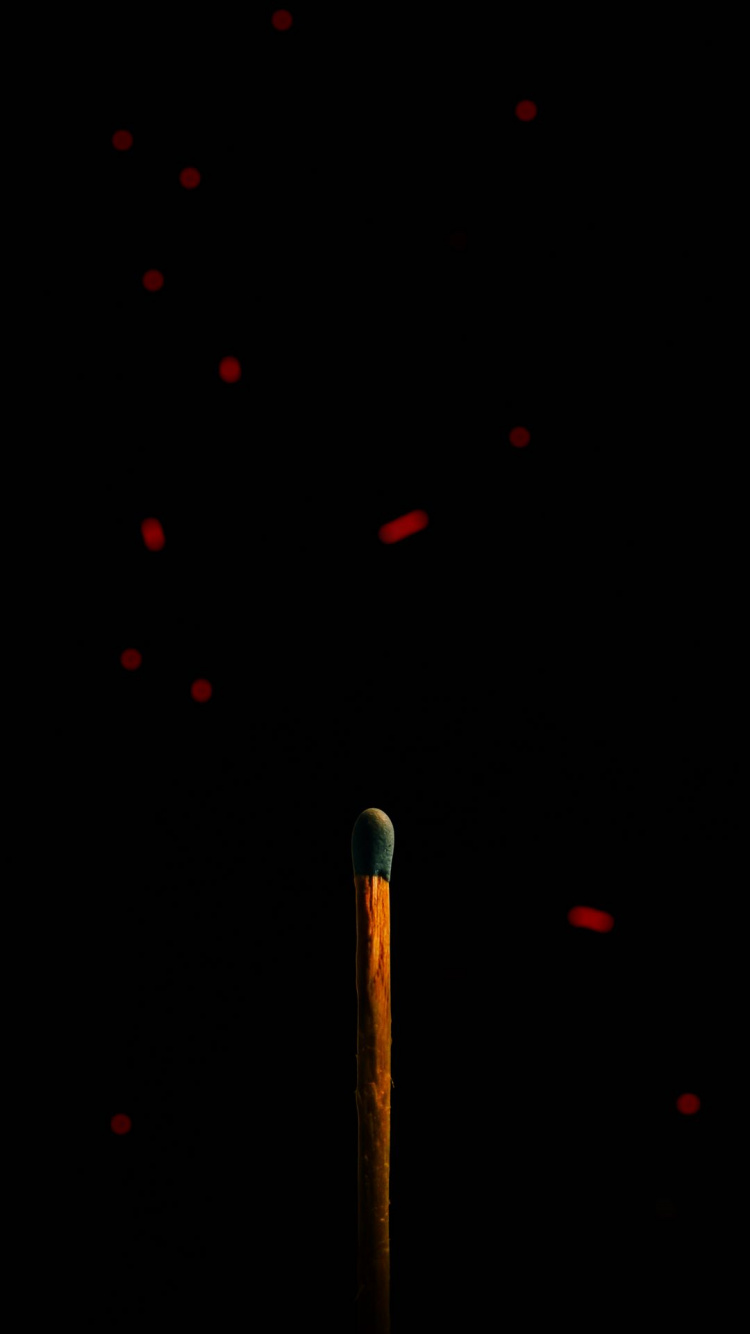 Обои темнота, газ, полночь, космос, пурпурный цвет в разрешении 750x1334