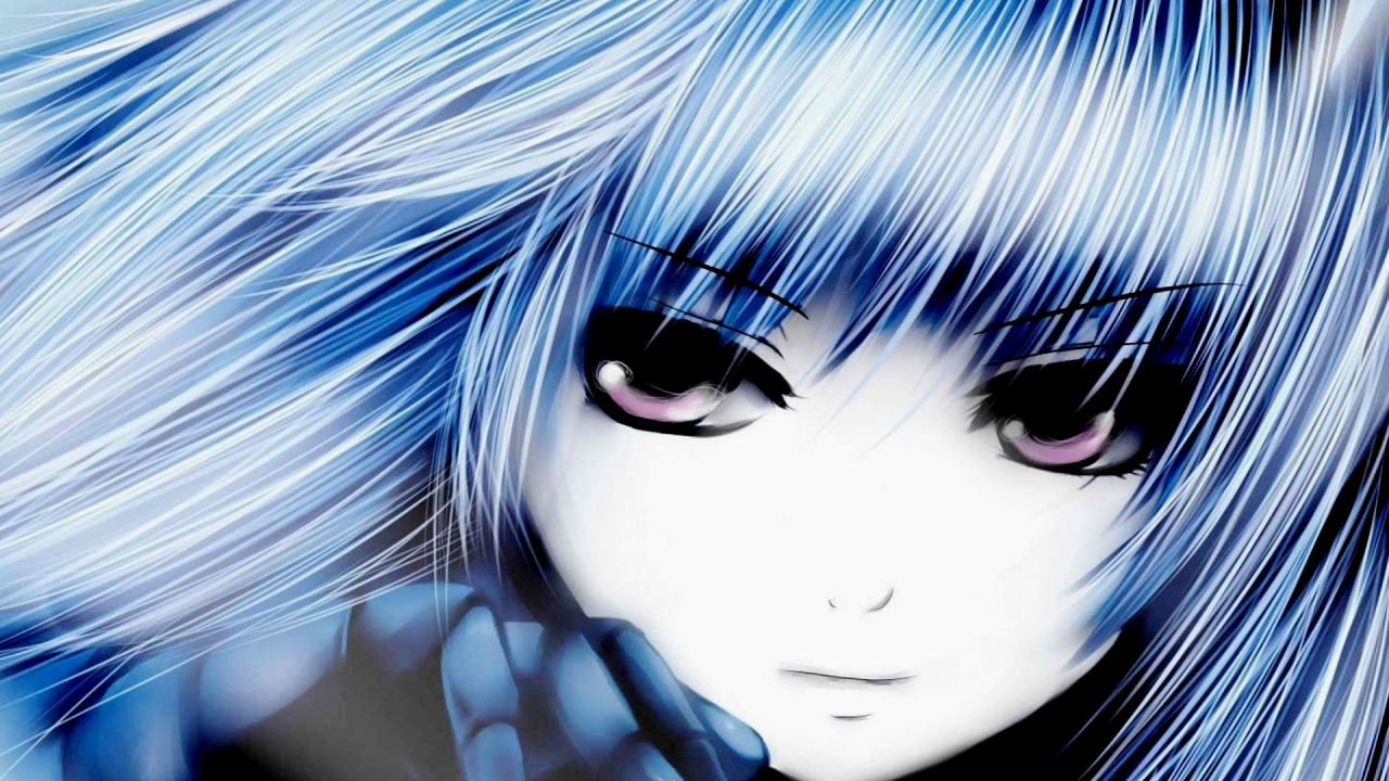 Обои аниме, ресничка, глаз, Кавайная, милый чиби аниме аватарки в разрешении 1280x720