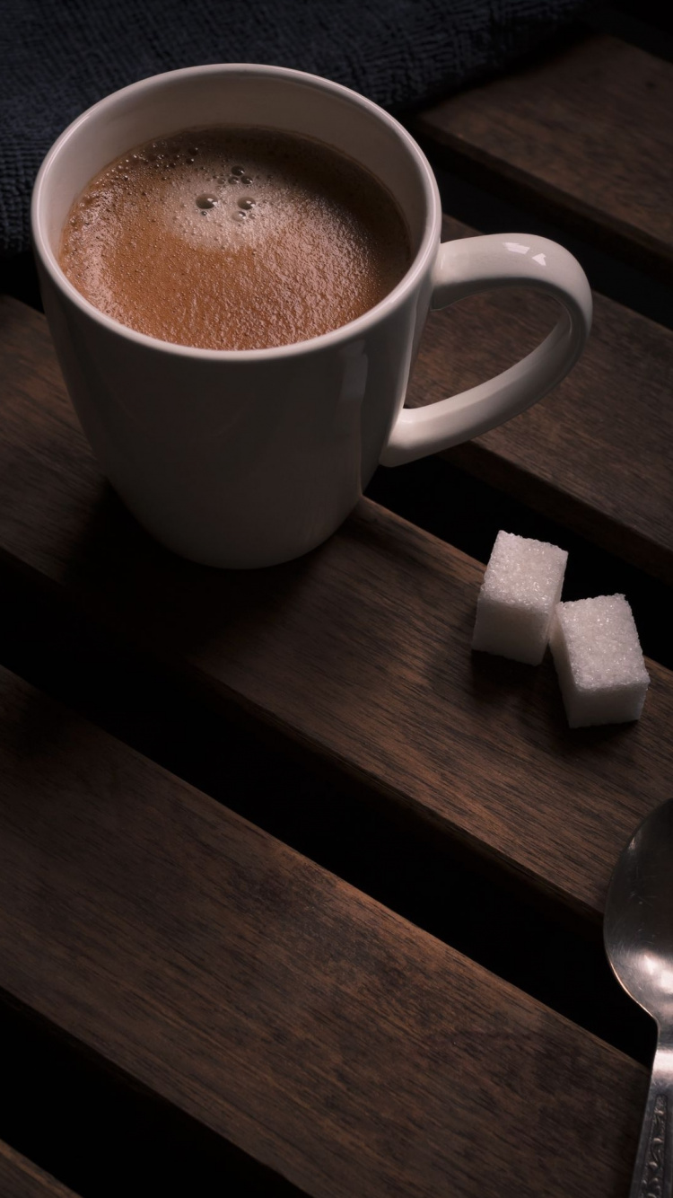 Обои park sosnovaya roshcha, кофе, кубинский эспрессо, пища, кофейная чашка в разрешении 750x1334