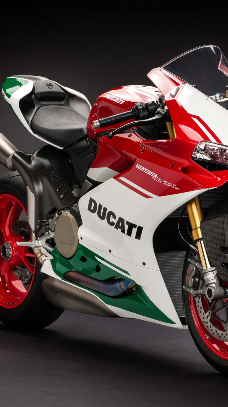 Обои ducati, Дукати Панигале 1299 Р Фе, мотоцикл, чемпионат мира по супербайку, автомобильный экстерьер в разрешении 750x1334