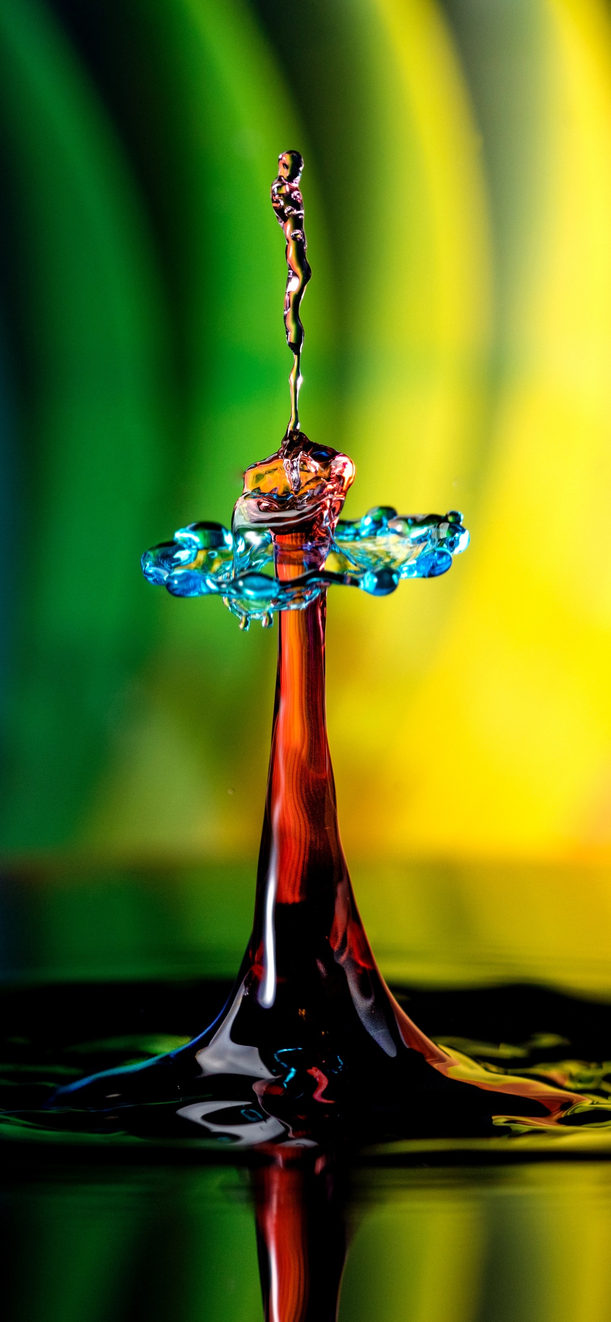 Обои жидкий, вода, жидкость, apple, орнамент в разрешении 1242x2688