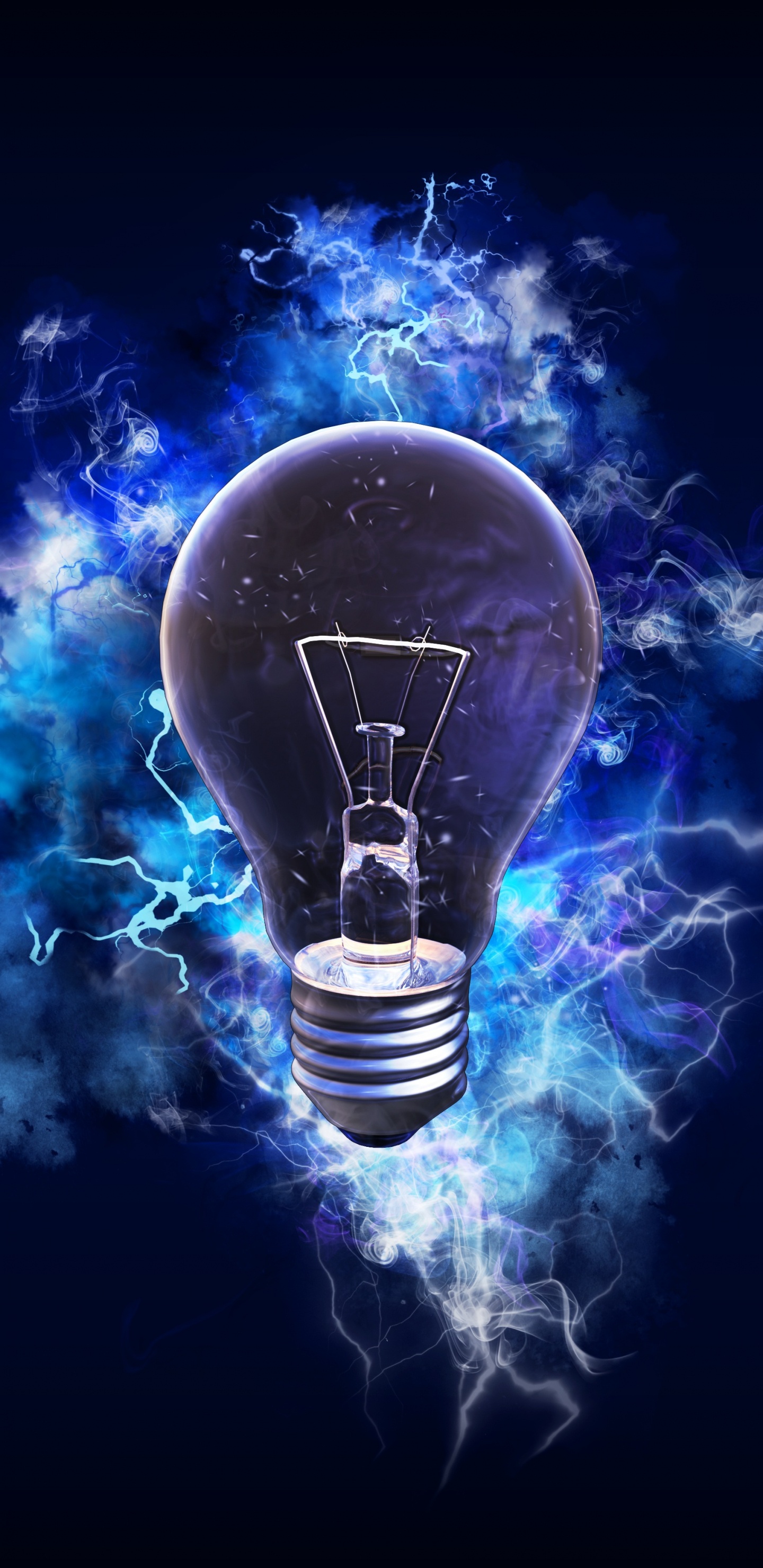 Обои электричество, Лампа накаливания, электроэнергия, освещение, графический дизайн в разрешении 1440x2960