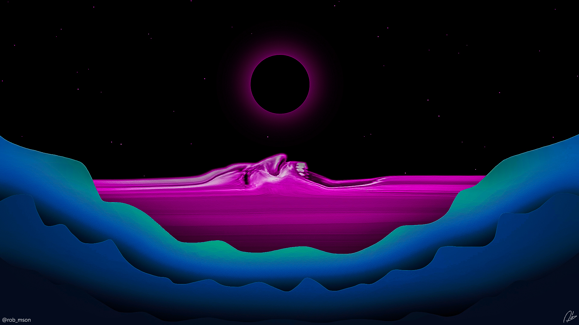 Обои атмосфера, свет, мир, арт, жидкий в разрешении 1920x1080