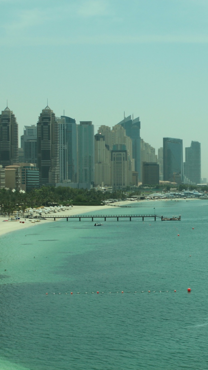 Обои море, побережье, пляж, берег, линия горизонта в разрешении 720x1280