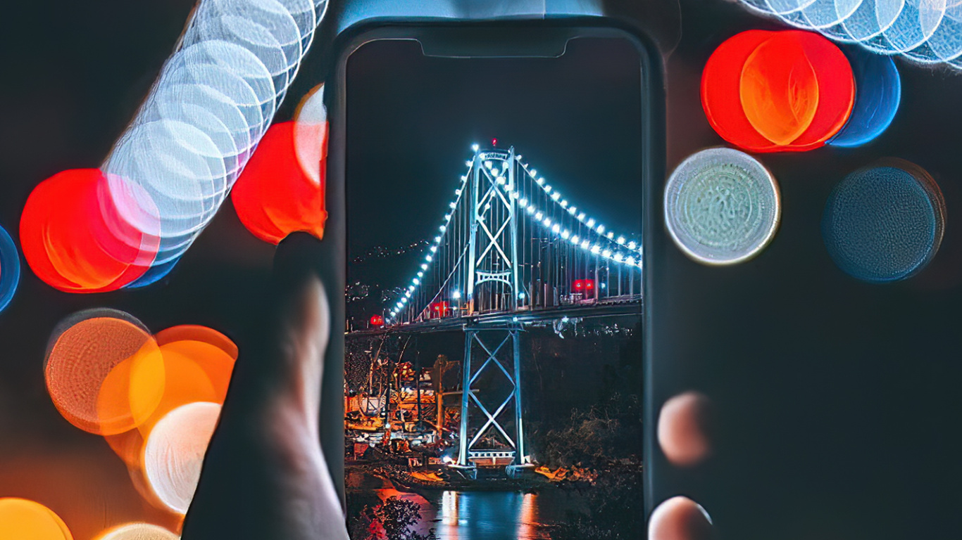 Обои освещение, рукав, жест, ориентир, развлечение в разрешении 1366x768