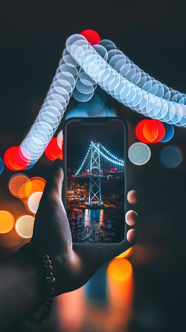 Обои освещение, рукав, жест, ориентир, развлечение в разрешении 720x1280